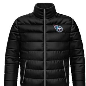 Tennessee Titans Men's Full Zip Puffer Jacket Winter Coat NWT